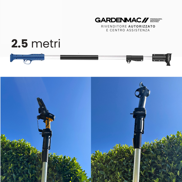 Asta telescopica 2.5 MT per forbici e potatori Swansoft Falco