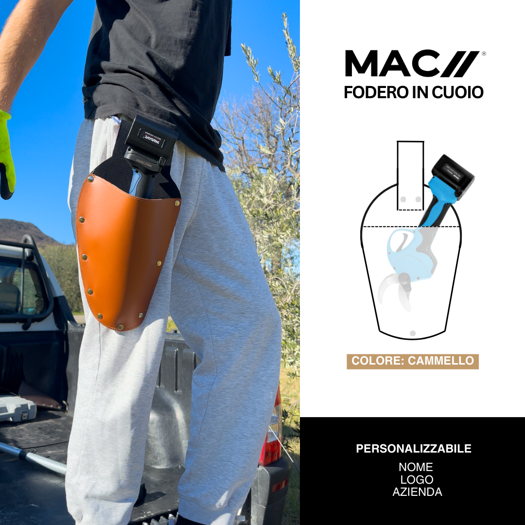 Fodero per forbici in Cuoio Vero Made in Italy