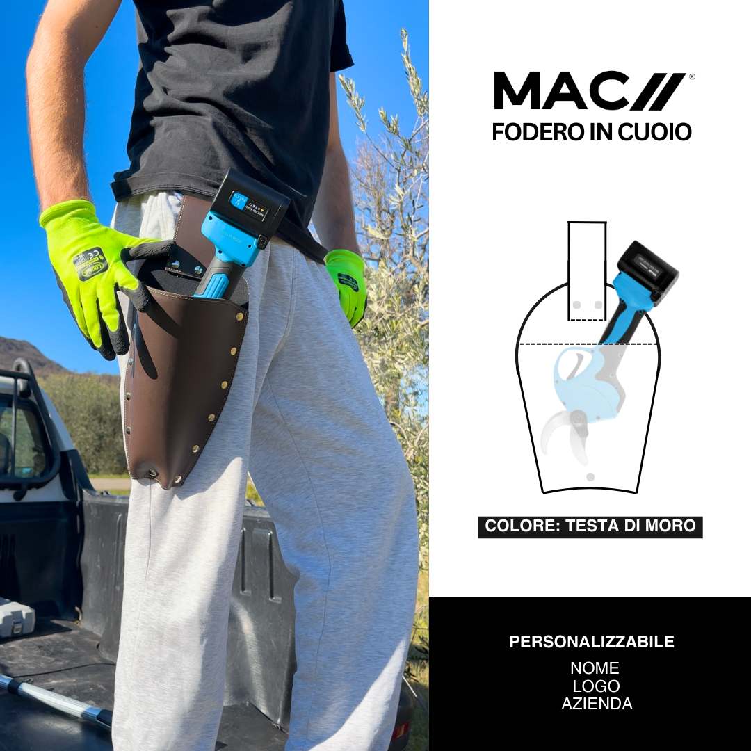 Fodero per forbici in Cuoio Vero Made in Italy
