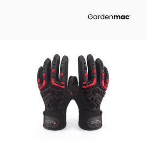 Guanti da potatura Gardenmac F1 con protezioni in gomma su dita e dorso